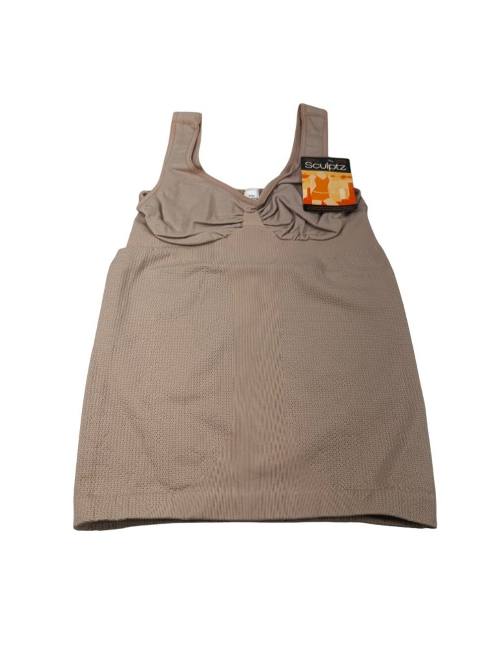 Sculptz Women's Size XXL Cami Tank Top Shaper Beige New With Tags